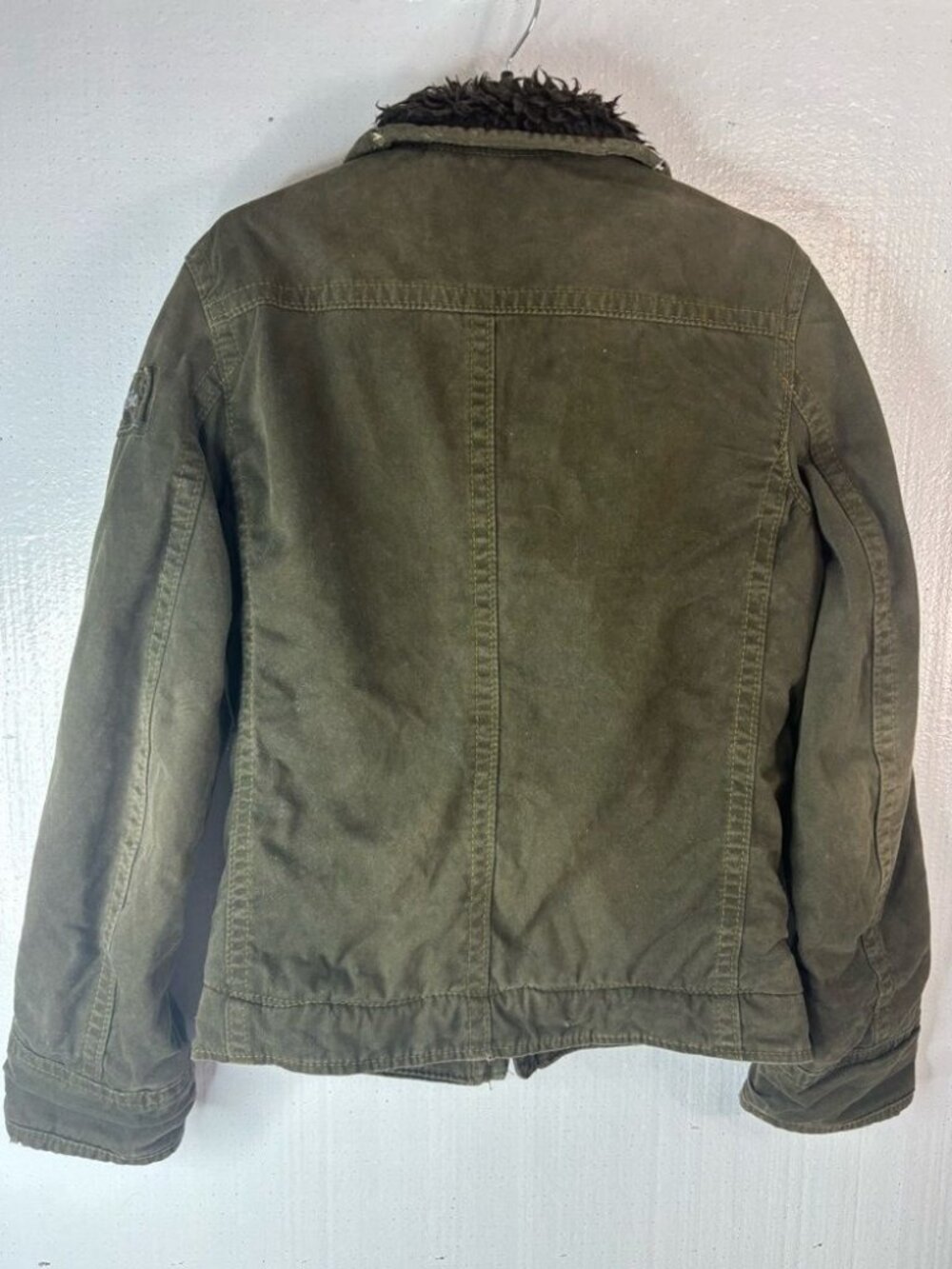 Abercrombie Kids M ADIRONDACK Olive Army Gorpcore Jacket - Picture 2 of 8